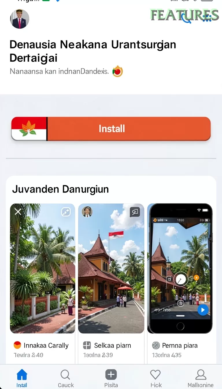 Cuplikan layar AJAIB88 — halaman utama